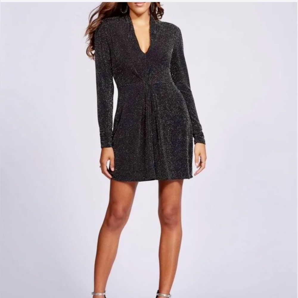 NY&CO Black Sequin Dress, size medium NWT